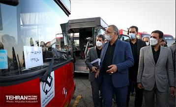 بازدید شهردار تهران از شرکت واحد اتوبوسرانی تهران 36