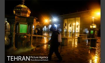 ضدعفونی بازارچه شهر ری و حرم عبدالعظیم حسنی (ع) 36