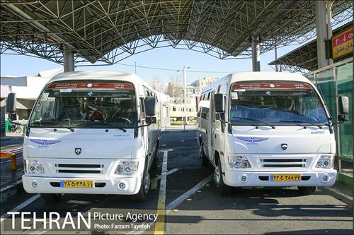 افتتاح خط مینی بوس پایانه مترو صادقیه و باغ فیض 17