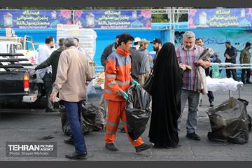 خدمات‌رسانی شهرداری تهران در نماز عید فطر مصلی تهران 35