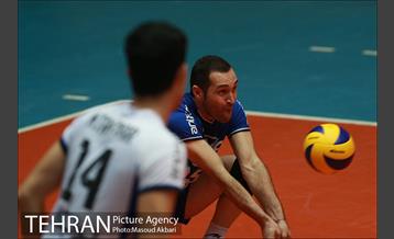 دیدار تیم های والیبال سایپا تهران و هاوش گنبد