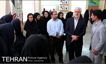 بازدید شجاع پوریان و دانش آموزان از موزه ملی ایران 18