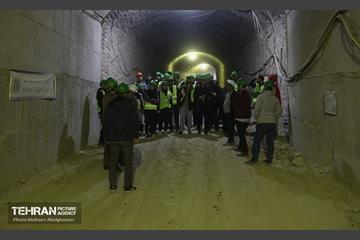 بازدید دانشجویان از پروژه ایستگاه مترو تختی 34