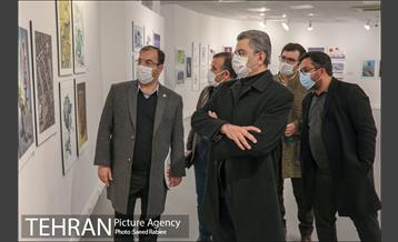 بازدید مدیران شهری و اعضای شورای شهر تهران از نمایشگاه تهران از منظر هنرمندان-3 22
