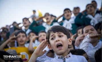 اجتماع بزرگ نوجوانان غرب تهران در پویش سلام فرمانده 51