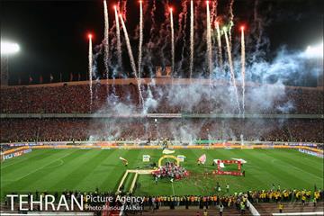 جشن قهرمانی تیم فوتبال پرسپولیس