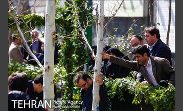 مراسم احیای درختان خیابان ولیعصر (عج) 17