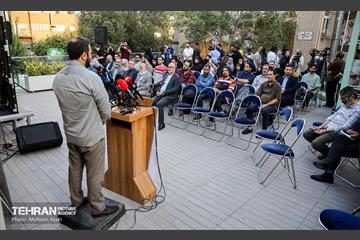 مراسم رونمایی از یادبود خبرنگاران شهید غزه در خانه روزنامه‌نگاران شهر 23