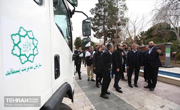 رونمایی از ماشین آلات سازمان مدیریت پسماند 7