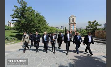 بازدید وزیر فرهنگ جمهوری آذربایجان از اراضی عباس آباد 5