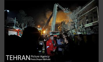 امداد رسانی شبانه در حادثه پلاسکو 38