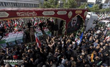تشییع شهدای اقتدار ملی در تهران 22