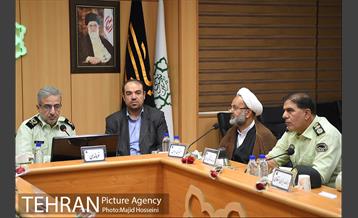 نشست دکتر شیخ با فرماندهان یگان انتظامی شهرداری تهران 4