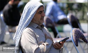 عزاداری شهادت امام صادق (ع) در میدان صادقیه 7