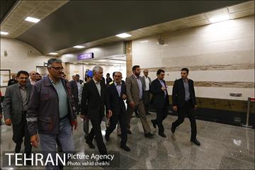 بازدید شهردار تهران از خط ۷ مترو  29