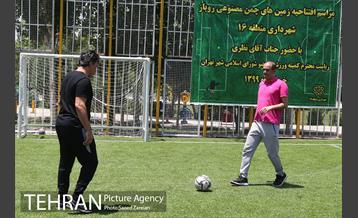 افتتاح 7 زمین ورزشی با حضور رئیس کمیسیون ورزش شورای شهر تهران 20