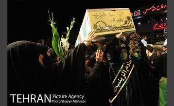 مراسم وداع با 150 شهید دوران دفاع مقدس 62