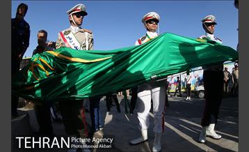 اهتزاز پرچم امام رضا در کمیته ملی المپیک 17