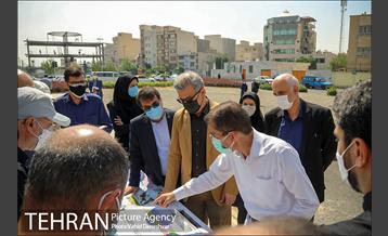 بازدید مدیران شهری تهران از پروژه باغ راه حضرت فاطمه(س) 9
