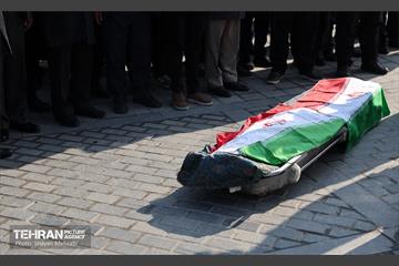 مراسم تشییع مرحوم محمدهادی چمران برادر مهدی چمران 35
