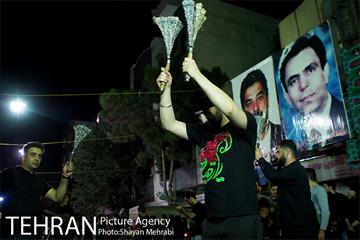عزاداری شب پنجم ماه محرم در محله گرگان 37