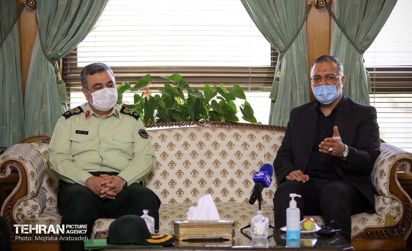 نشست شهردار تهران با فرمانده نیروی انتظامی 9