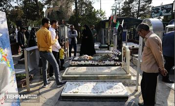 حال و هوای مزار شهید حسن طهرانی‌مقدم 12