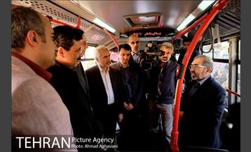 بهره برداری از ۲۴ دستگاه اتوبوس جدید در ناوگان حمل و نقل عمومی تهران 17