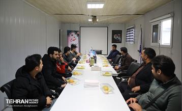 بازدید دانشجویان از پروژه مقاوم‌سازی پل تقاطع بزرگراه همت و رودخانه کن 3