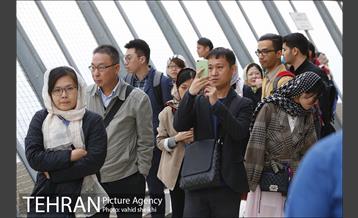 بازدید مهمانان خارجی سی و دومین نمایشگاه بین المللی کتاب تهران از برج میلاد  7