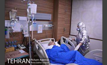 بخش بیماران کرونایی بیمارستان شهید هاشمی نژاد 10