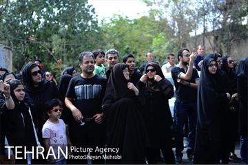 حرکت نمادین کاروان اُسرای کربلا در ده ونک 41
