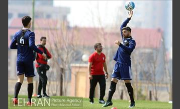 تمرین تیم ملی فوتبال ایران