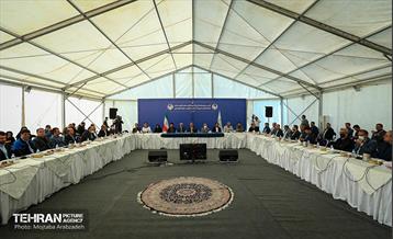 آیین بهره برداری از پنج پروژه جمع آوری و هدایت آب های سطحی در تهران  13