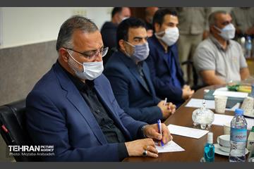 بازدید شهردار تهران از آسایشگاه جانبازان بقیه الله 11