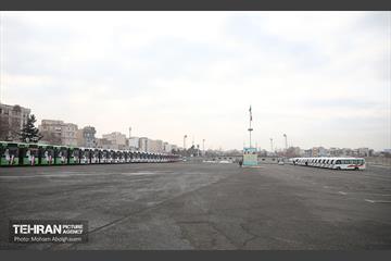 مراسم اختصاص ۳۳۴ دستگاه اتوبوس ویژه انتخابات 11