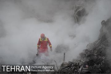 هشتمین روز آواربرداری ساختمان پلاسکو-1 1