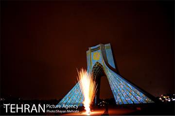 جشن نور نیمه شعبان در میدان آزادی 3