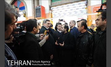 بازدید شهردار تهران از بازار میوه و تره بار جلال آل احمد 20