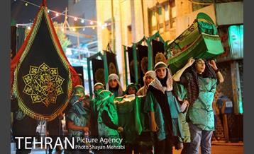 شور حسینی در خیابان گرگان 3