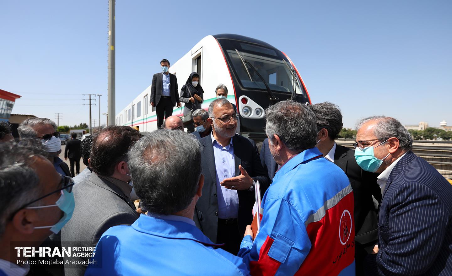 بازدید شهردار تهران از کارخانه واگن سازی 18