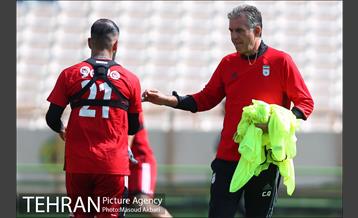 تمرین تیم ملی فوتبال 3