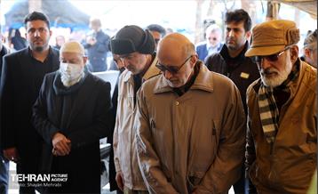 مراسم تشییع مرحوم محمدهادی چمران برادر مهدی چمران 9