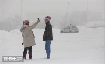 روز برفی پایتخت 12