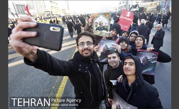 تشییع پیکر سپهبد قاسم سلیمانی و شهدای مقاومت در تهران  8