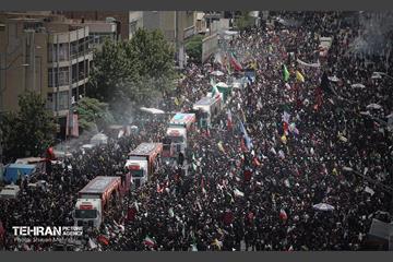 تشییع شهدای اقتدار ملی در تهران - 4 67