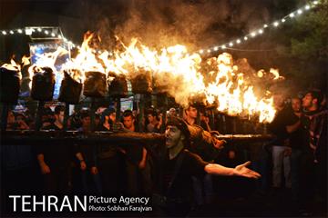آیین مشعل گردانی نجفی های مقیم تهران 8
