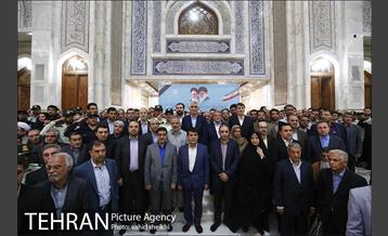 آیین تجدید میثاق شهردار و رییس شورای شهر تهران با آرمان‌های امام راحل (ره) 4