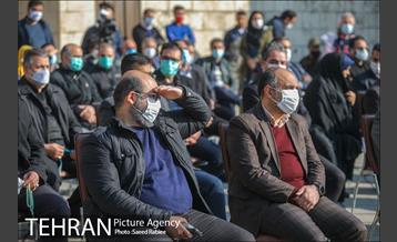 مراسم رونمایی از دیوارنگاره شهید سلیمانی 10