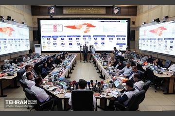 نشست خبری رئیس سازمان پیشگیری و مدیریت بحران شهر تهران 19